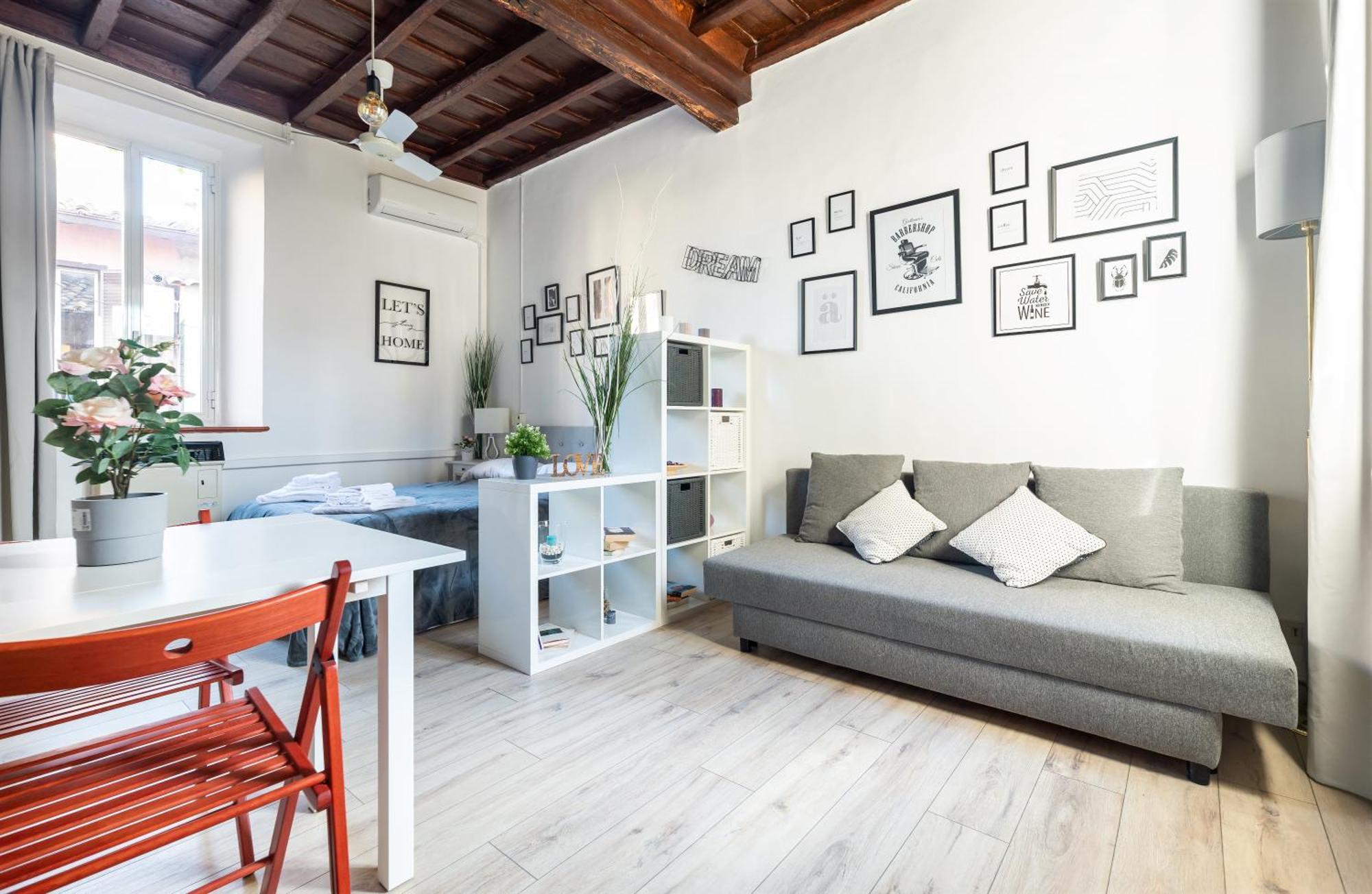 Cozy Studio Campo De Fiori Rome Buitenkant foto